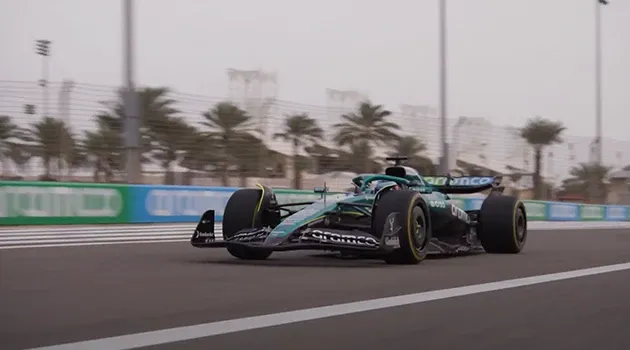 View of Cognizant Aston Martin F1