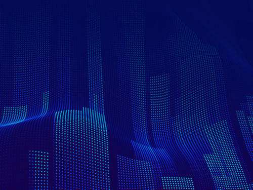 Abstract image of blue patterns