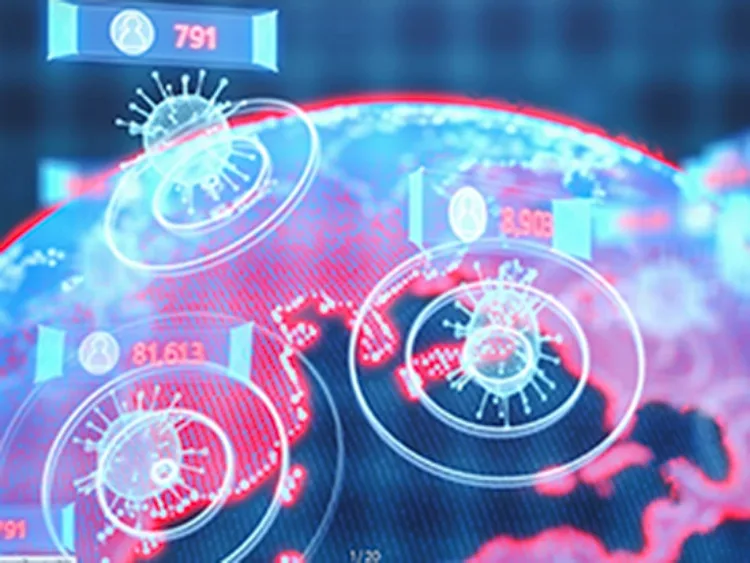 Stock photo depicting the coronavirus outbreak in China, highlighting the impact on public health and safety measures