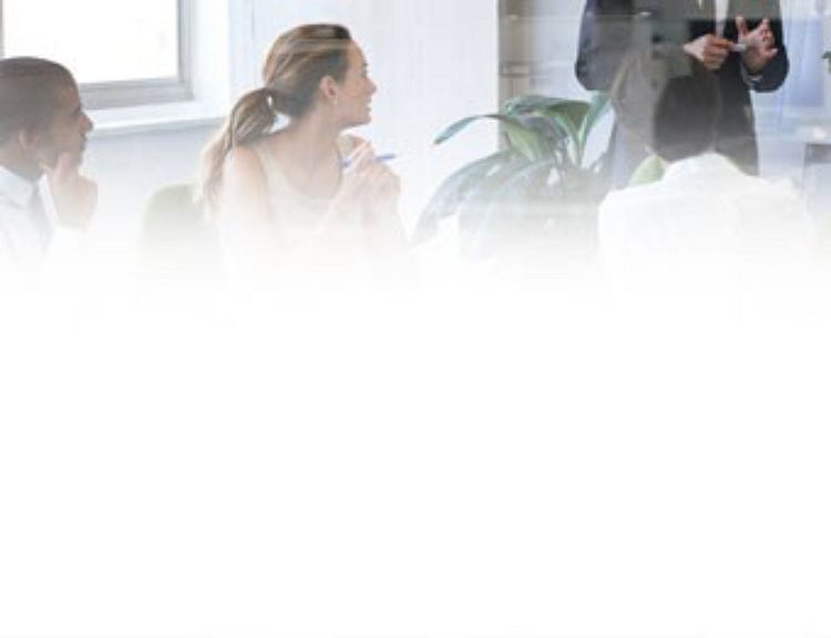 A conference being held.