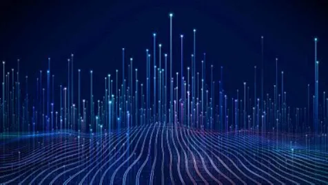 Tech logos abstract design