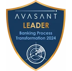 Avasant Banking Process Transformation 2024 badge