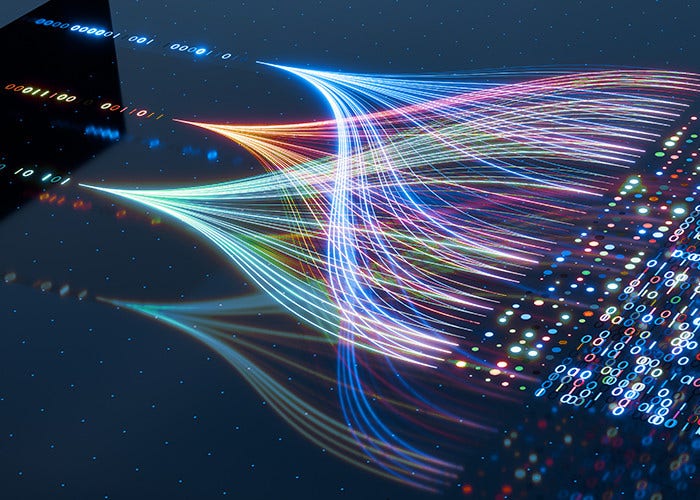 An abstract image showing implementation lifecycle with AI accelerator layer shown above it