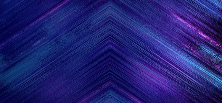 A blue, violet and sky blue color lines are drawn like up arrow.