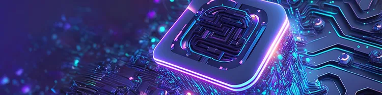 Some circuit is placed on lighting square box