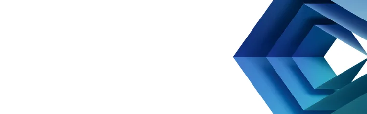 A plain banner with a cognizant logo