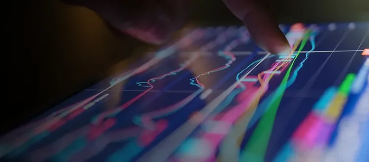 Reviewing data on a tablet