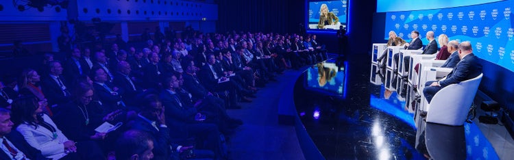 Participants at the World Economic Forum