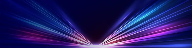 Abstract background showcasing dynamic light rays illuminating a colorful, blurred surface.