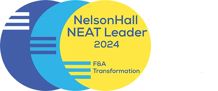 NelsonHall NEAT Leader 2024 - F&A Transformation logo