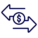 Money exchange icon
