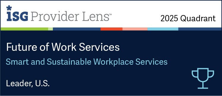 ISG Provider Lens Collaboration and Next-gen Experience Services 2024 badge