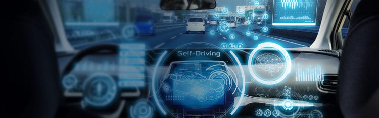 dashboard of a car