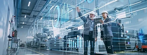 Child looking in a refrigerator